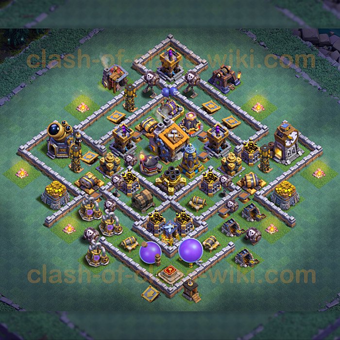 Best Base In Coc Th8
